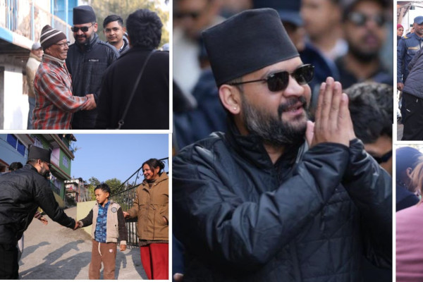 इलाम र पाँचथरका रास्वपा उम्मेदवारलाई साथ दिँदै बालेन (१५ तस्बिरमा)